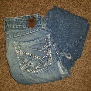 BKE size 23R boot cut jeans